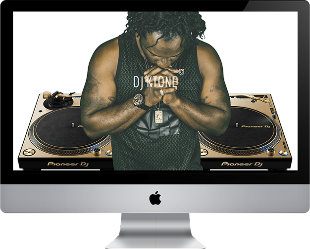 DJ Ktone Official Website screenshot